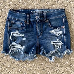 American Eagle Super Stretch Midi Shorts